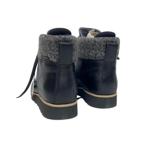 Cole Haan Nantucket Rugged Waterproof Hiker Boots BLACK Size 9.5 - Picture 4 of 6